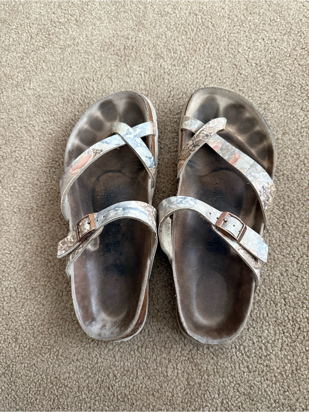 Papillio by Birkenstock Crystal Rose Floral Comfort Sandals